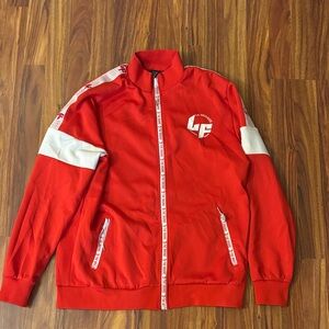 LF The Brand Vibrant Red Track Jacket Size Medium